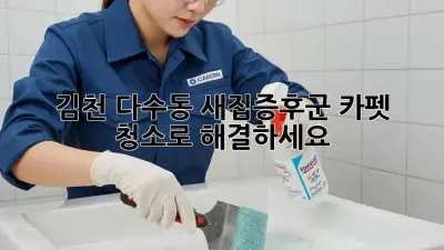 김천 다수동 새집증후군? 카펫 청소로 해결하세요!